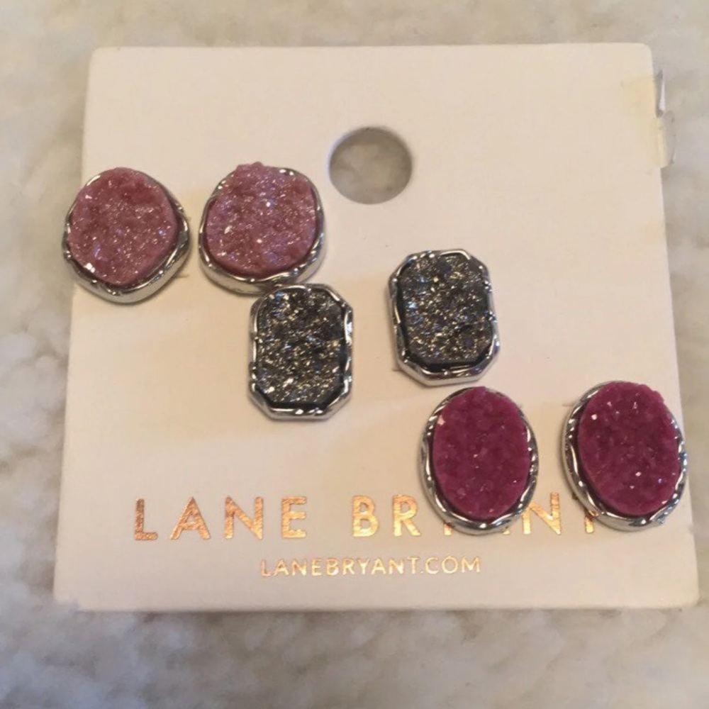 Druzy studs